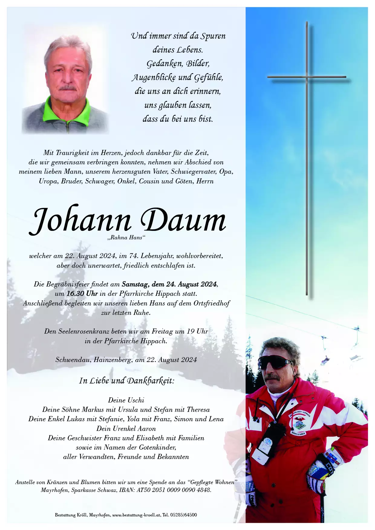 Parte von Johann Daum